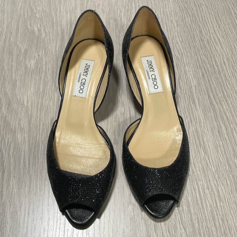 Jimmy Choo - evening shoes with kitten heel